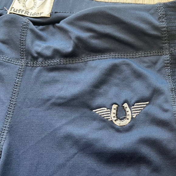 EUC TuffRider Ventilated Schooling Tights Pull On Breeches - Picture 3 of 4